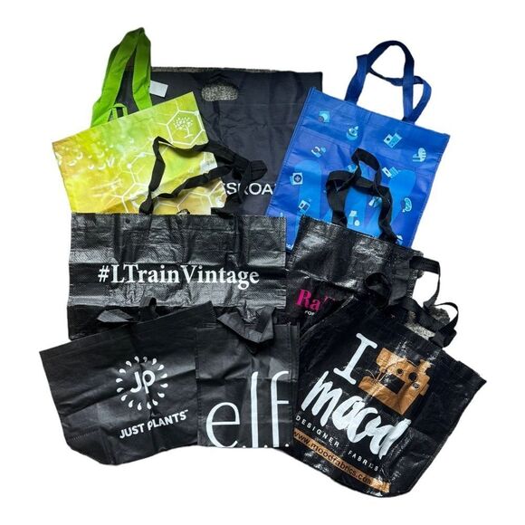 Reusable Shopping bag bundle - set of 8 - Picture 1 of 16